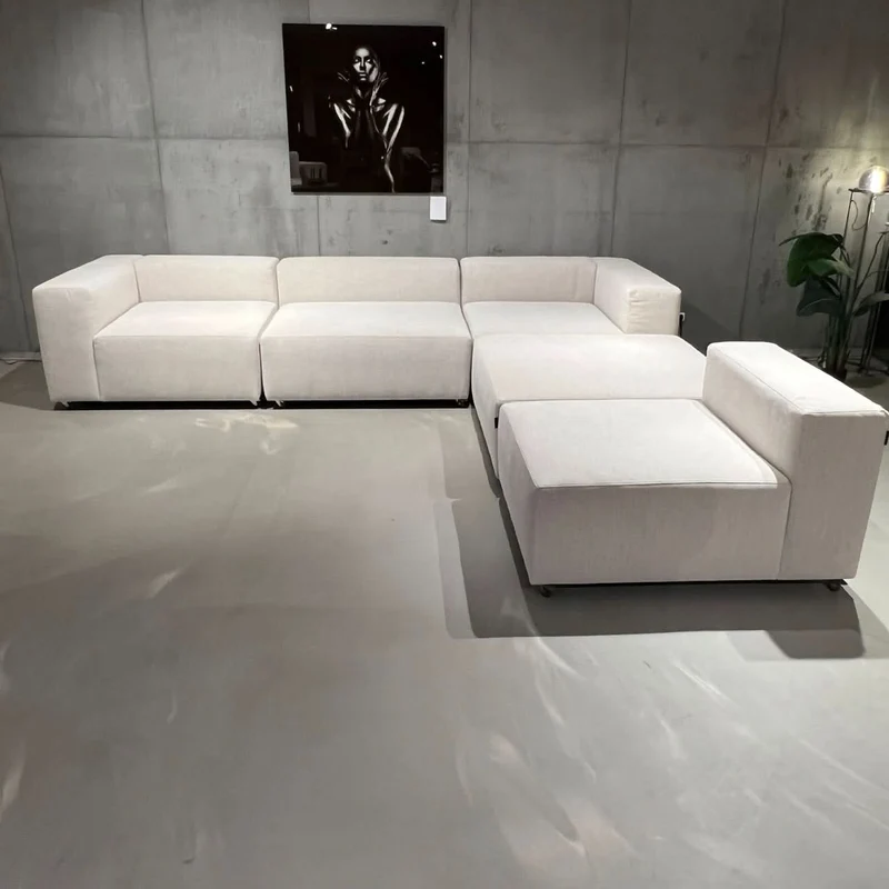 Cube Ecksofa nach Maß – Moly Natur