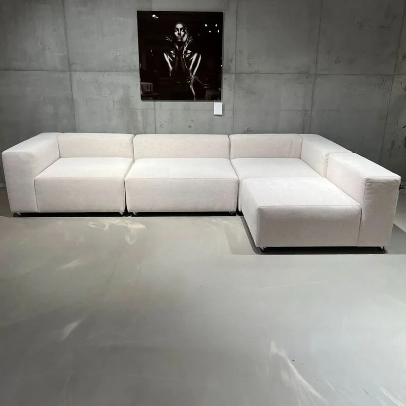 Cube Ecksofa nach Maß – Moly Natur