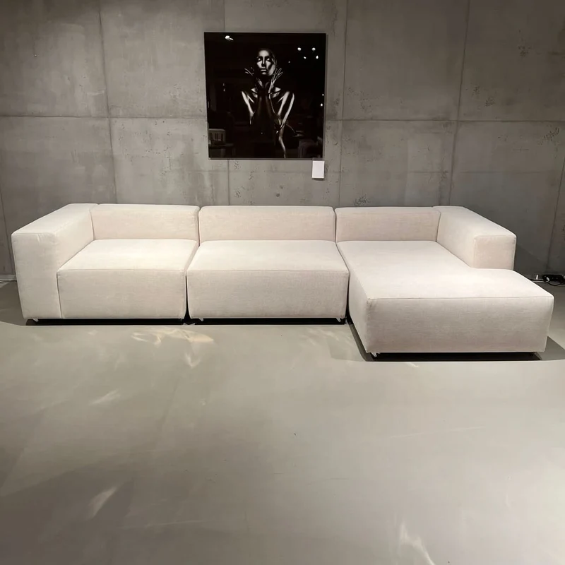 Cube Ecksofa nach Maß – Moly Natur