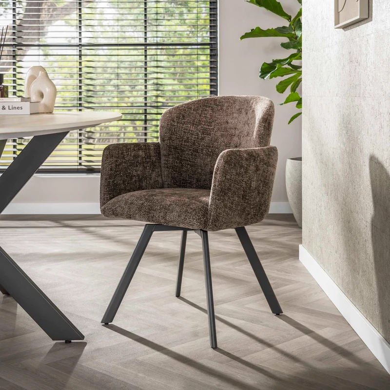 Sessel Embrance drehbar 2er-Set – Hoven taupe
