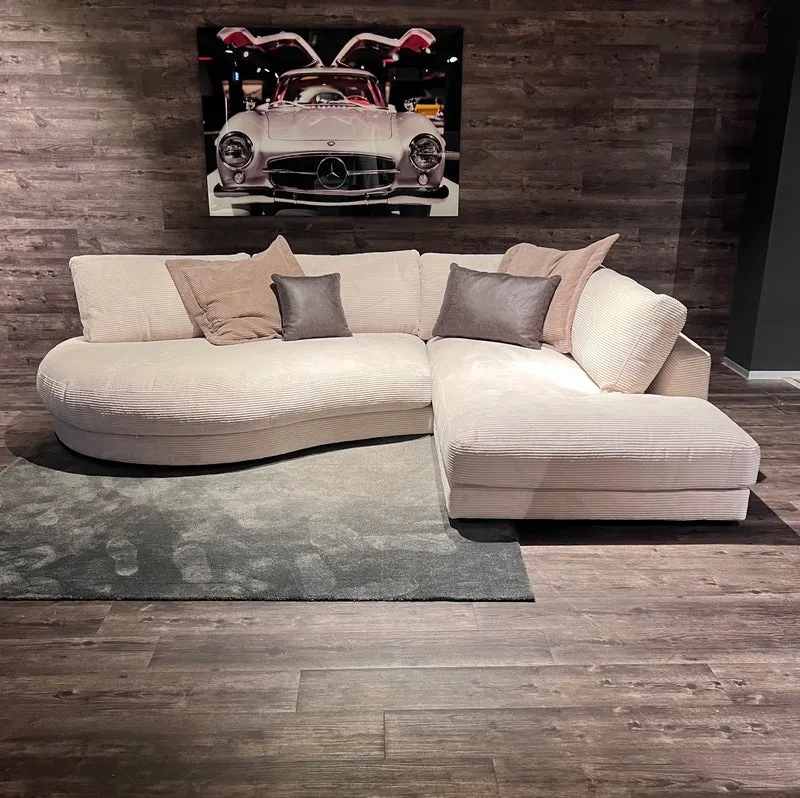 Cozy Ecksofa modular – Breitcord Natur
